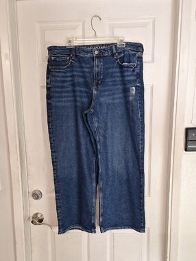 AMERICAN EAGLE High-rise Stretch Stovepipe Jeans Women 16 Short